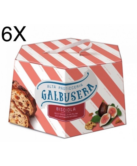 (6 Pack x 800g) Galbusera - Bisciola