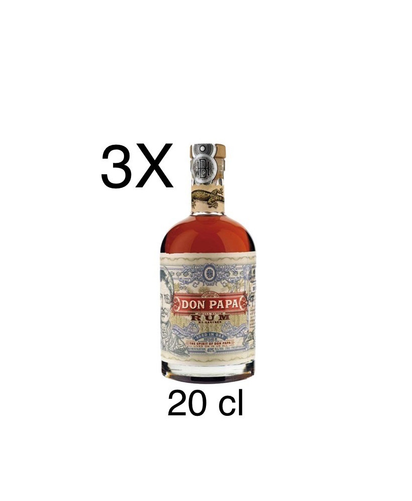 (3 BOTTLES) Rum Don Papa - Mignon - 20cl 