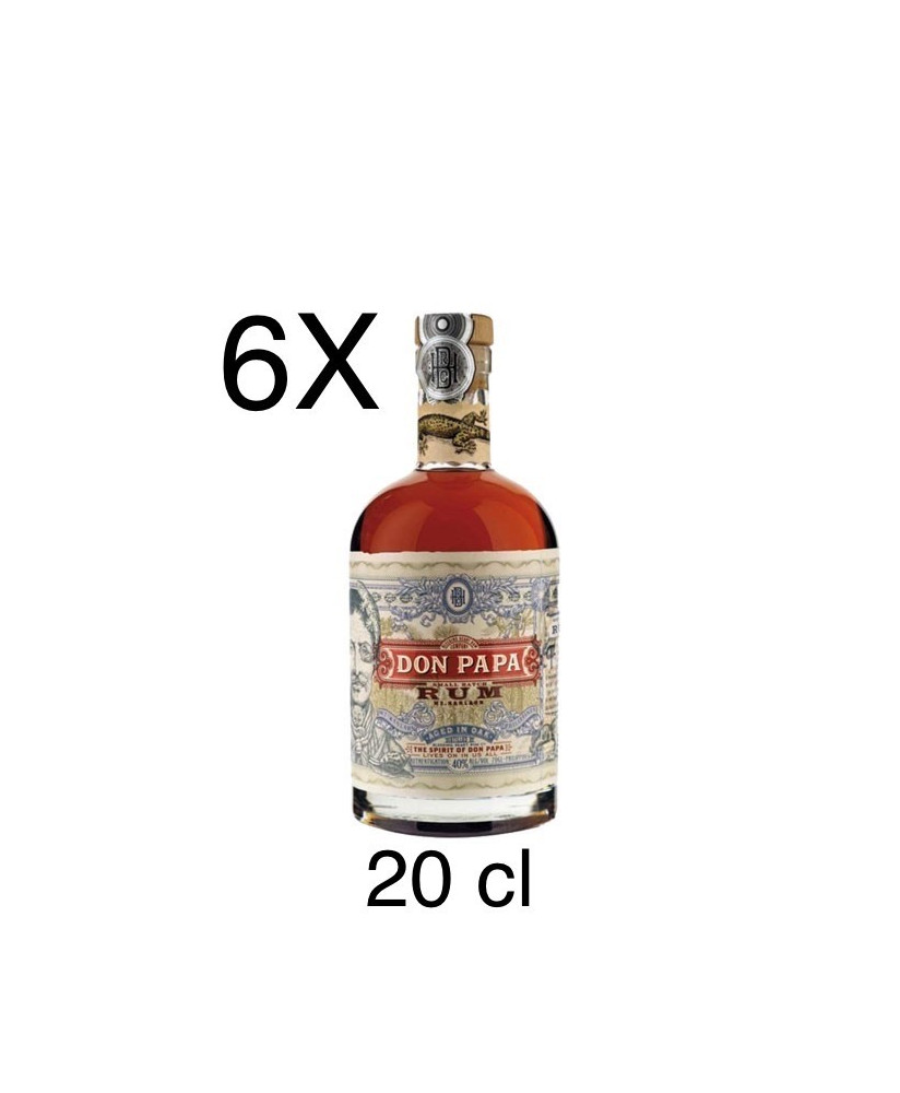 (6 BOTTLES) Rum Don Papa - Mignon - 20cl 