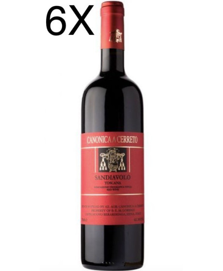 (3 BOTTIGLIE) Canonica a Cerreto - Sandiavolo 2014 - Toscana IGT - 75cl