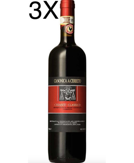 (3 BOTTLES) Canonica a Cerreto - Chianti Classico 2015 - DOCG - 75cl