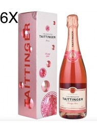 (6 BOTTLES) Taittinger - Prestige Rosé - Brut - Gift Box - 75cl