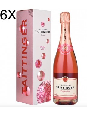 (6 BOTTLES) Taittinger - Prestige Rosé - Brut - Gift Box - 75cl