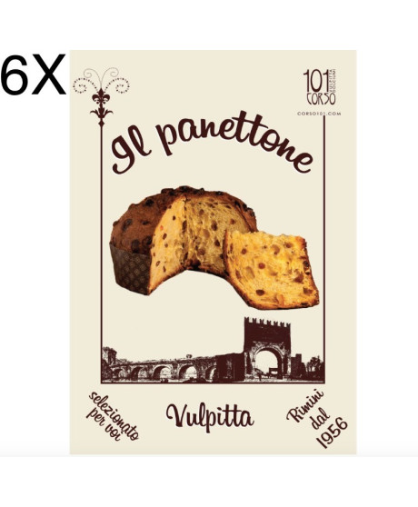 (6 PANETTONI X 1000g) Corso101 - Il Panettone Tradizionale