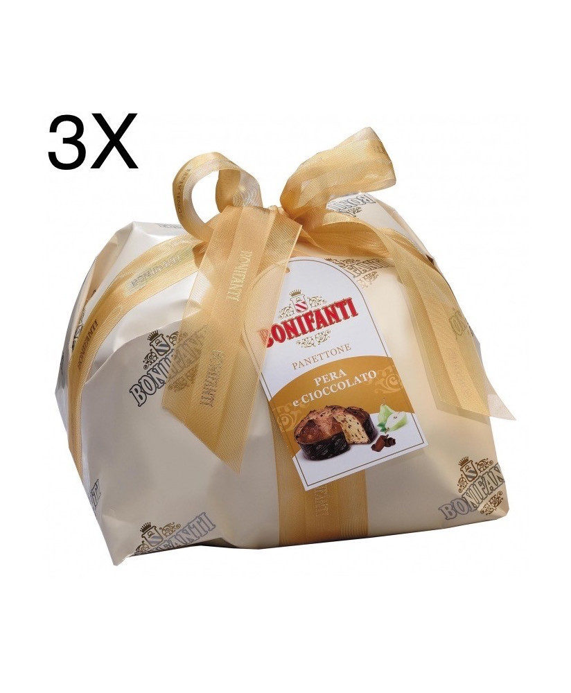 Bonifanti - Chocolate and Pear Panettone - 850g