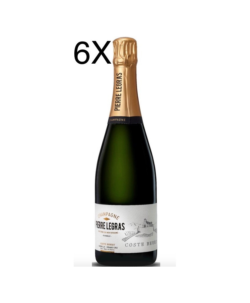 (3 BOTTLES) Pierre Legras - Grand Cru Brut Blanc de Blancs "Coste Beert" - Champagne - 75cl