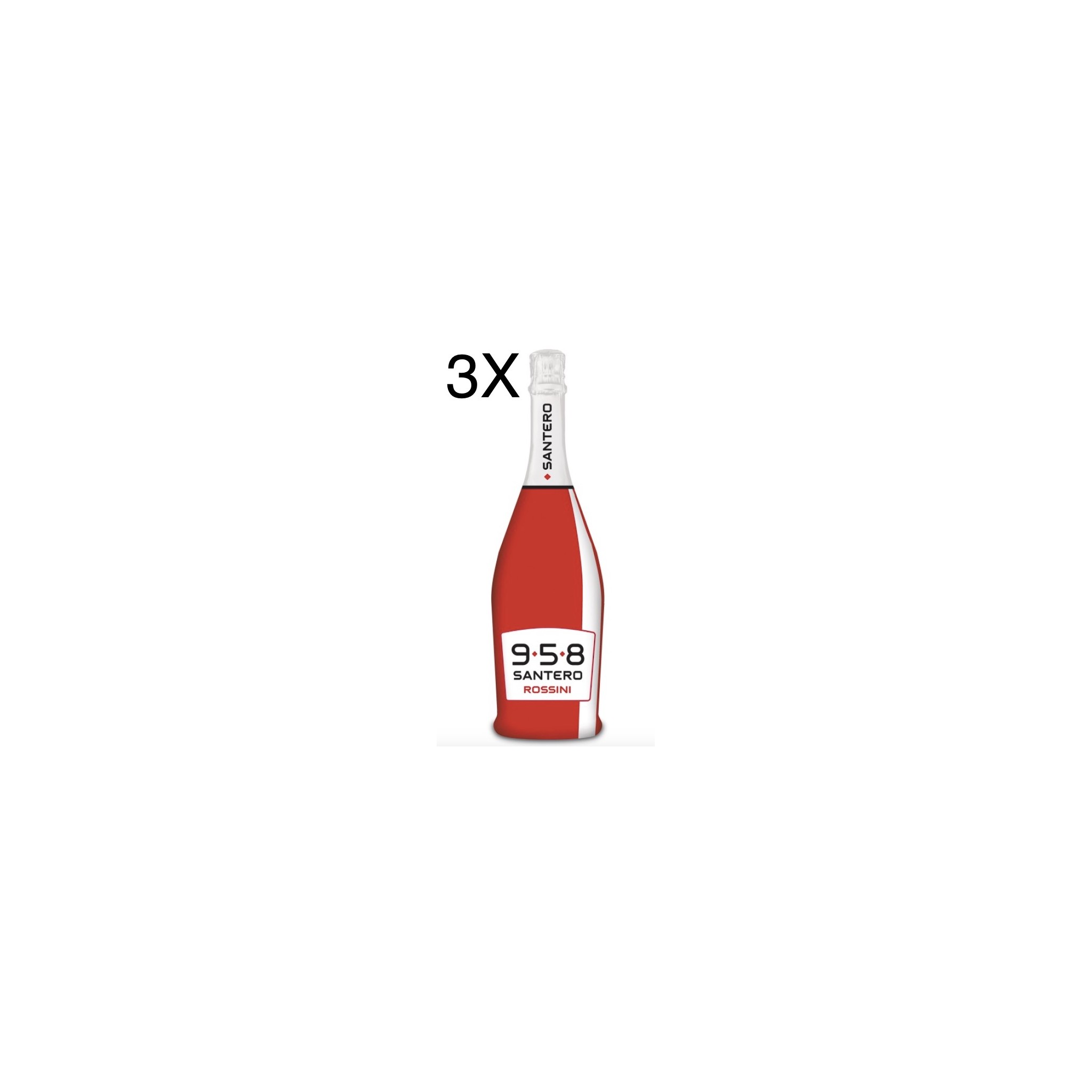 Santero 958 moscato e fragola 75 cl (3 bottiglie)
