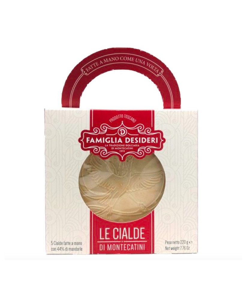 Buy online Cialde di Montecatini, typical Tuscany Almond Waffle - Desideri. Shop on line Italian Tuscany products handmade. Shop