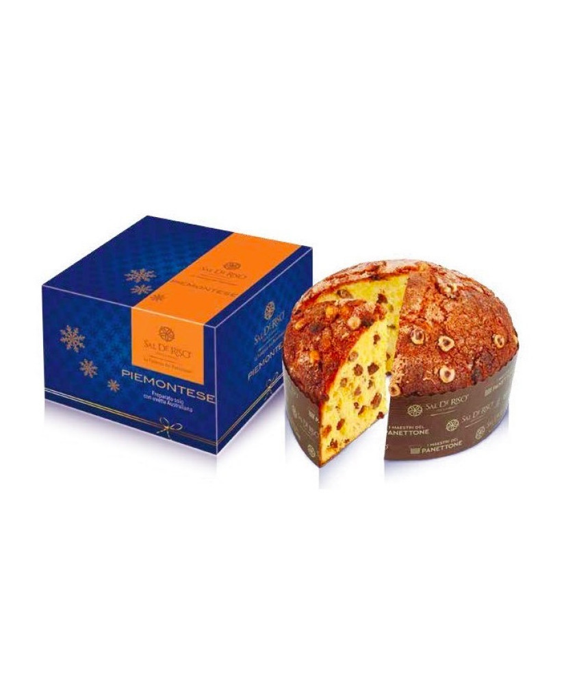 Sal de Riso - Piemontese - Panettone con uvetta al Moscato e nocciole - 1000g