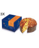 (3 PANETTONI X 1000g) Sal de Riso - Piemontese - Panettone con uvetta al Moscato e nocciole
