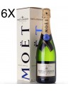 (6 BOTTLES) Moët & Chandon - Reserve Imperiale - Champagne - 75cl
