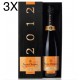 Veuve Clicquot - Vintage Brut 2012 - Champagne AOC - Coffret - 75cl