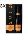 (3 BOTTIGLIE) Veuve Clicquot - Vintage Brut 2012 - Champagne AOC - Astucciato - 75cl