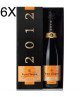 (3 BOTTLES) Veuve Clicquot - Vintage Brut 2012 - Champagne AOC - Coffret - 75cl