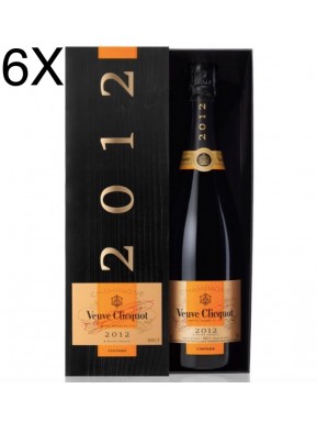 (3 BOTTLES) Veuve Clicquot - Vintage Brut 2012 - Champagne AOC - Coffret - 75cl