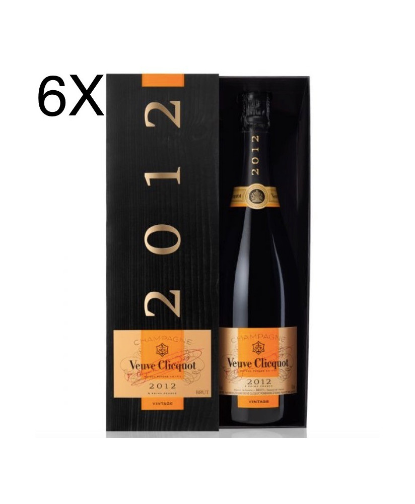 (3 BOTTLES) Veuve Clicquot - Vintage Brut 2012 - Champagne AOC - Coffret - 75cl