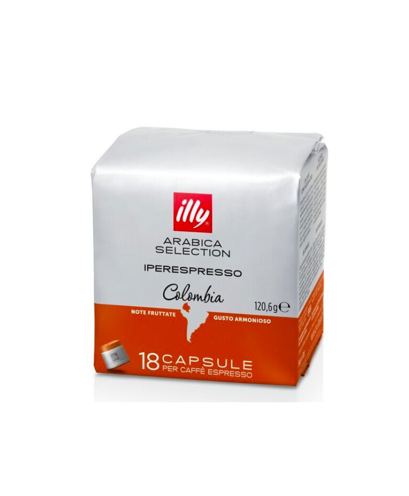Vendita online capsule Illy Caffe' Monoarabica Colombia per macchina iperespresso. Confezione da 21 caffè espresso Etiopia. Shop
