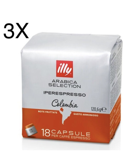 ILLY ESPRESSO CAPSULE RED, BLUE, BLACK AND GREEN. 21 Capsules Illy medium roast, method, overexpressed, 100% Arabica. Vulpitta