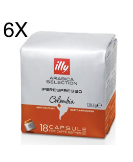 ILLY ESPRESSO CAPSULE RED, BLUE, BLACK AND GREEN. 21 Capsules Illy medium roast, method, overexpressed, 100% Arabica. Vulpitta