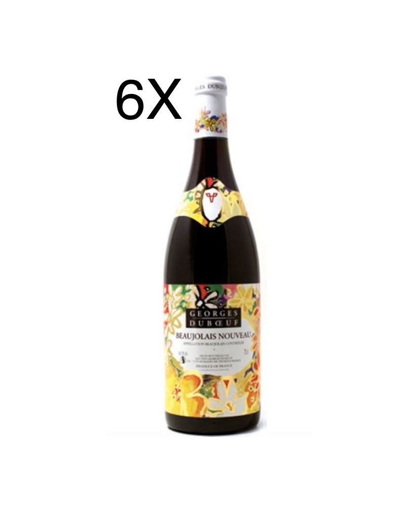 (6 BOTTLES) Georges Duboeuf - Beaujolais - Villages Nouveau 2019 - 75cl