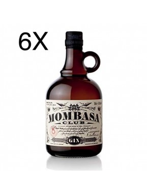 (6 BOTTIGLIE) Gin Mombasa - Mombasa Club - London Dry Gin - 70cl