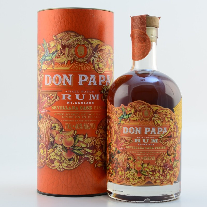 Don papa купить. Ром Дон папа. Don Papa Ром этикетка. Ром из красного белого. Дон папа Барокко Ром.