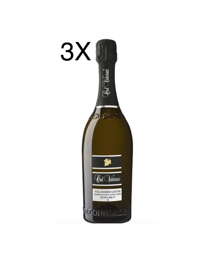 (3 BOTTIGLIE) Col Vetoraz - Extra Brut Cuvee Ø 2023 - Prosecco di Valdobbiadene  DOCG - 75cl