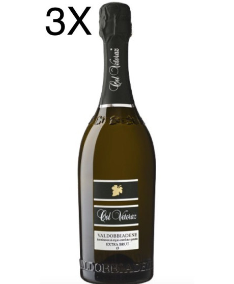 (3 BOTTIGLIE) Col Vetoraz - Extra Brut Cuvee Ø 2023 - Prosecco di Valdobbiadene  DOCG - 75cl