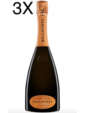 (3 BOTTIGLIE) Bellavista - Alma Gran Cuvée Brut - NEW AIR ON WINE - Franciacorta - 75cl