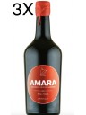 (3 BOTTLES) Amara - Liquore Amaro di Arancia Rossa di Sicilia - 50cl