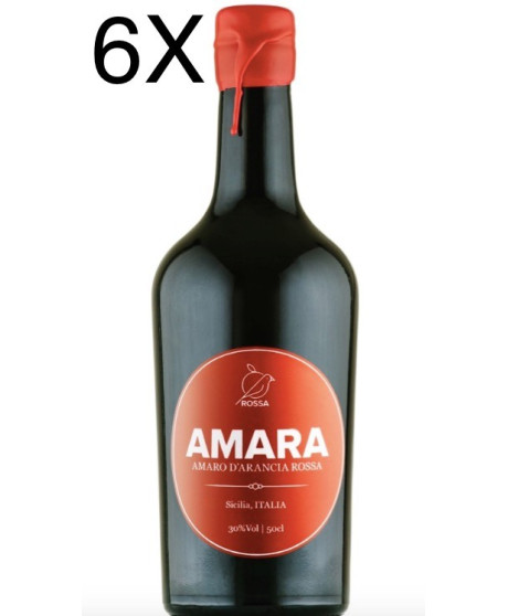 (3 BOTTIGLIE) Amara - Liquore Amaro di Arancia Rossa di Sicilia - 50cl (3 BOTTIGLIE) Amara - Liquore Amaro di Arancia Rossa di Sicilia - 50cl