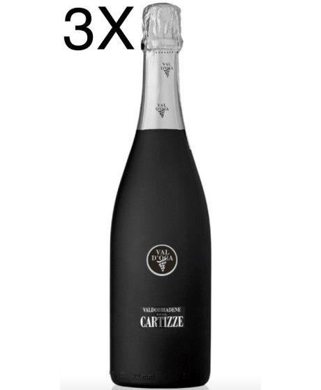 (3 BOTTLES) Val d'Oca - Cartizze Dry - Prosecco Superiore di Valdobbiadene DOCG -  75cl