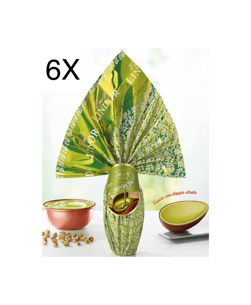 (3 Uova x 360g) Lindt -  Uovo Lindor - Pistacchio - NEW