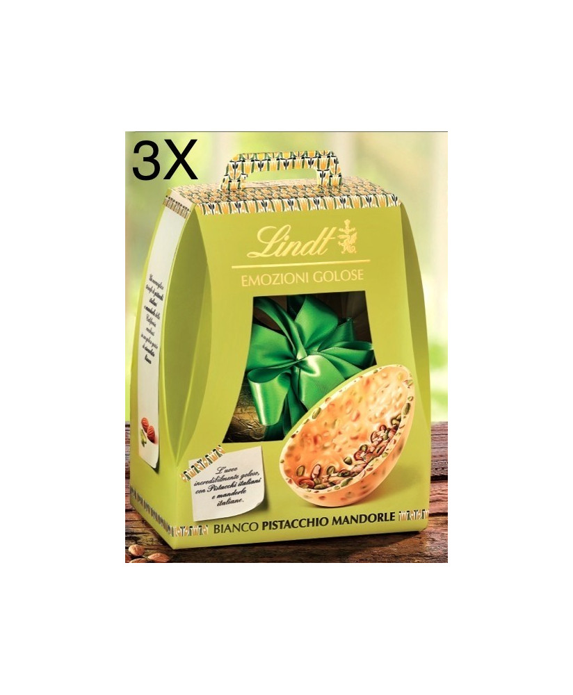 Online shop and price Easter news 2017 Lindt white chocolate egg with salted almonds and pistachios, discount 10% Extra