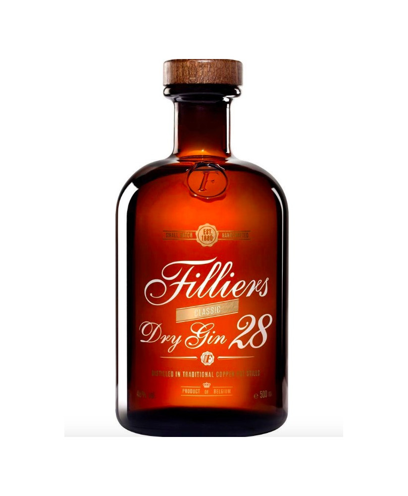 Vendita online e prezzo Gin Filliers Dry Gin 28 - prezzo € 29,00 distillato in Belgio dal 1880. Shop on-line Gin Filliers