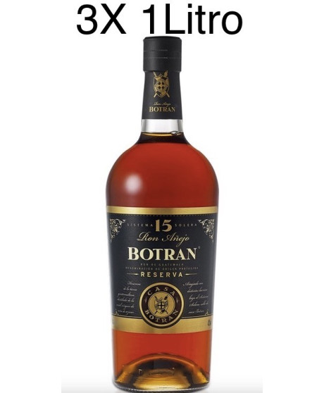 Casa Botran - Rum Anejo 15 Anni - Sistema Solera Reserva - 100cl Casa Botran - Rum Anejo 15 Anni - Sistema Solera Reserva - 100cl