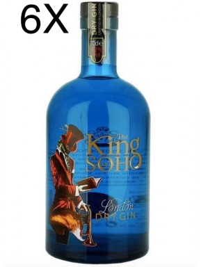 (3 BOTTLES) Gin King Of Soho - London Dry Gin - 70cl