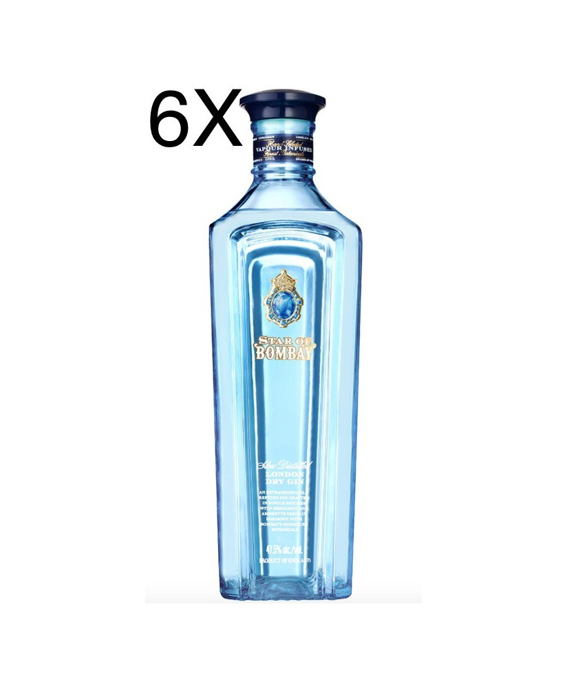 (3 BOTTIGLIE) Bombay Sapphire - Star of Bombay - London Dry Gin - 1 Litro