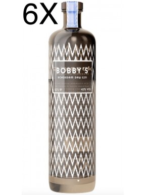 (3 BOTTLES) Bobby's Schiedam Dry Gin - 70cl