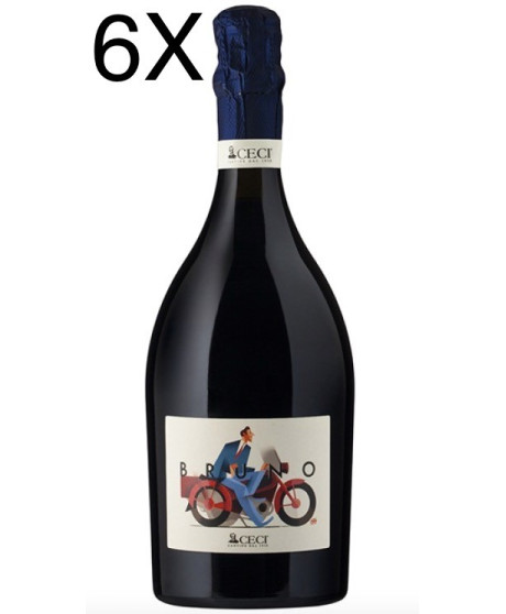 (3 BOTTIGLIE) Cantine Ceci - Bruno - Lambrusco Spumante Brut - Emilia IGT - 75cl (3 BOTTIGLIE) Cantine Ceci - Bruno - Lambrusco Spumante Brut - Emilia IGT - 75cl
