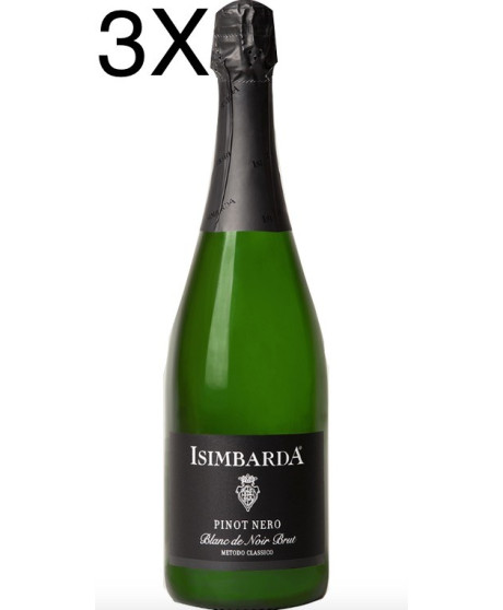 (3 BOTTLES) Isimbarda - Blanc de Noir Brut - Metodo Classico - Oltrepo' Pavese DOC - 75cl