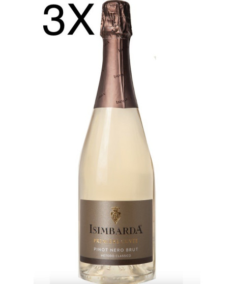 (3 BOTTIGLIE) Isimbarda - Premiére Cuvee - Pinot Nero Brut - Metodo Classico - Oltrepo' Pavese DOC - 75cl