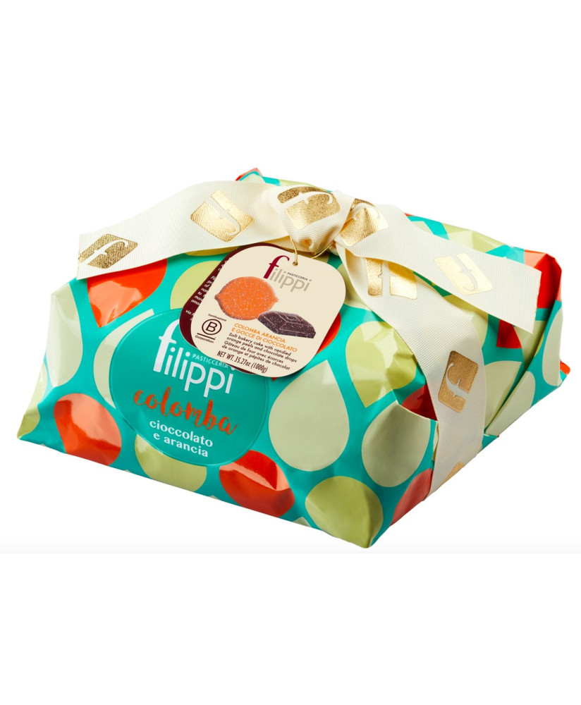 Buy online Filippi Pastry Shop, Italian Easter Cake with candied fruit, chocolate, cherry. Sale online homemade colomba