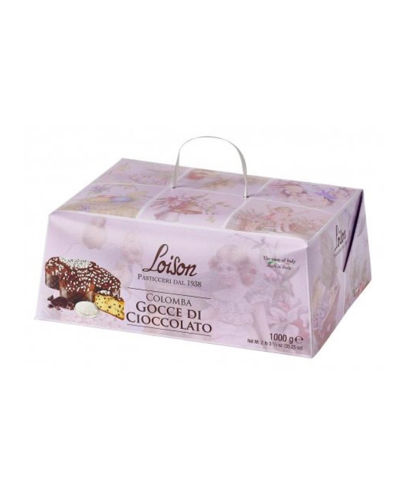 Vendita online Colomba con Gocce di Cioccolato Fondente Astucciata Loison, Pasticceri da 1938 - Costabissara, Vicenza. Shop on l