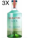 (3 BOTTLES) Sabatini - London Dry Gin - Tuscan Botanicals - 70cl