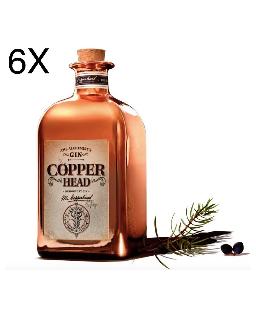 Vendita online Copperhead Gin prodotto a Londra con l'utilizzo di bacche di ginepro. Il Gin dell'alchimista.