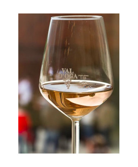 Vendita online calice in vetro da prosecco firmato Val d'Oca, bicchiere prosecco