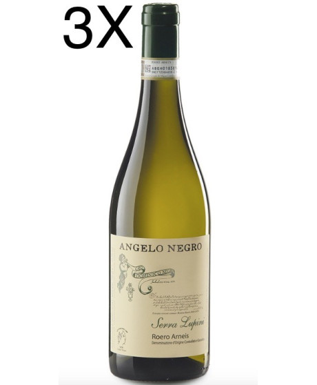 (3 BOTTIGLIE) Angelo Negro - Roero Arneis 2019 - Serra Lupini - DOCG - 75cl