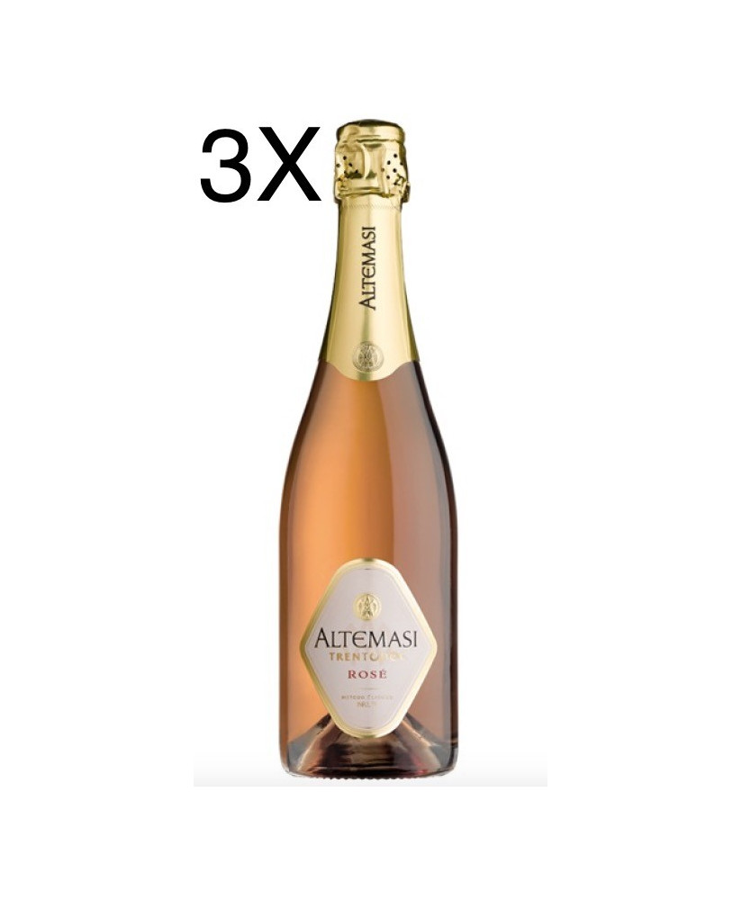 (3 BOTTIGLIE) Cavit Altemasi - Rosé Brut - Metodo Classico - Trento DOC - 75cl