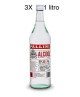 (3 BOTTIGLIE) Pallini - Alcool 96° - 100cl - 1 litro